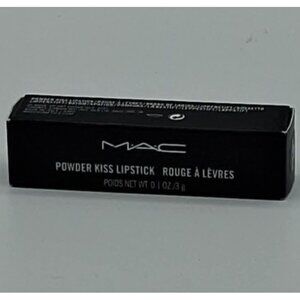 MAC Cosmetics Powder Kiss Lipstick WERK WERK WERK 0.1 oz Full Size 922 Cool Red